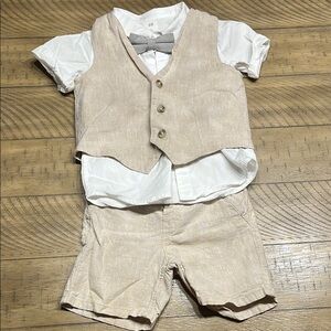 H&M Formal Vest and Shorts Set 12M